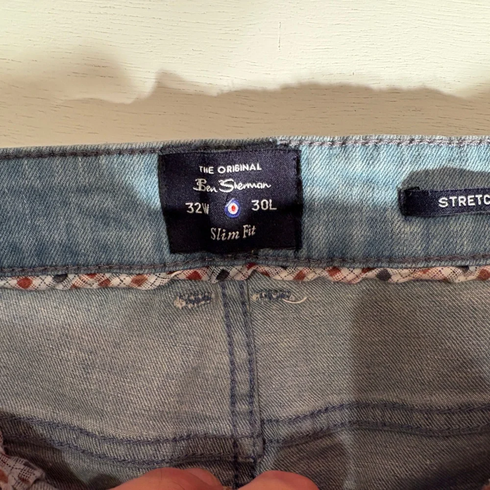 Ben Sherman Light Blue Straight Jeans - Picture 6 of 9